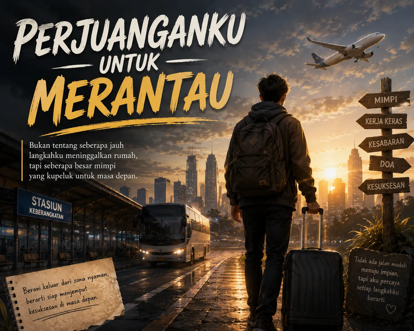 PERJUANGANKU UNTUK MERANTAU