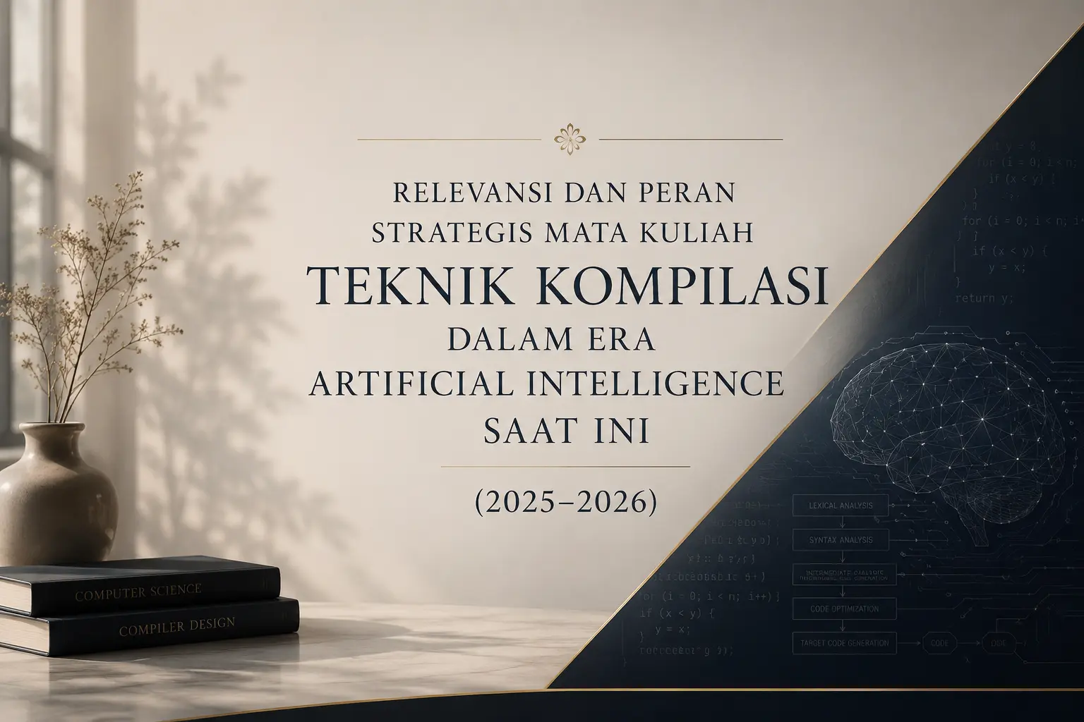 RELEVANSI DAN PERAN STRATEGIS MATA KULIAH TEKNIK KOMPILASI DALAM ERA ARTIFICIAL INTELLIGENCE SAAT INI (2025–2026)