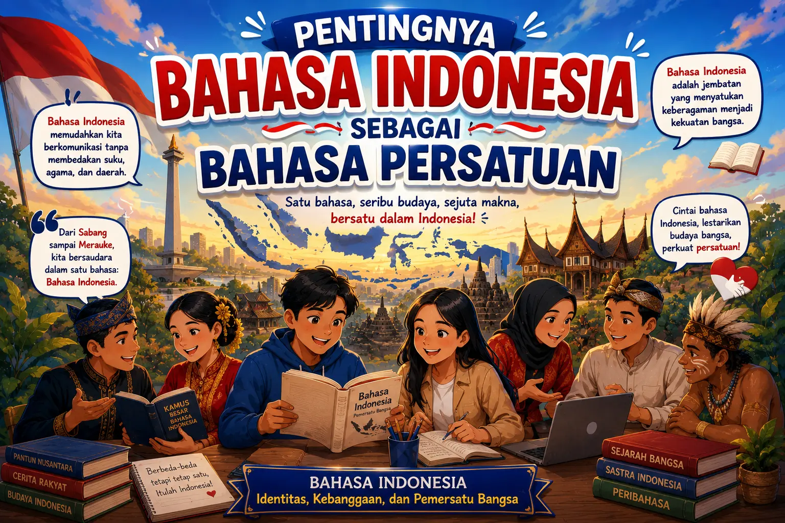 PENTINGNYA BAHASA INDONESIA SEBAGAI BAHASA PERSATUAN